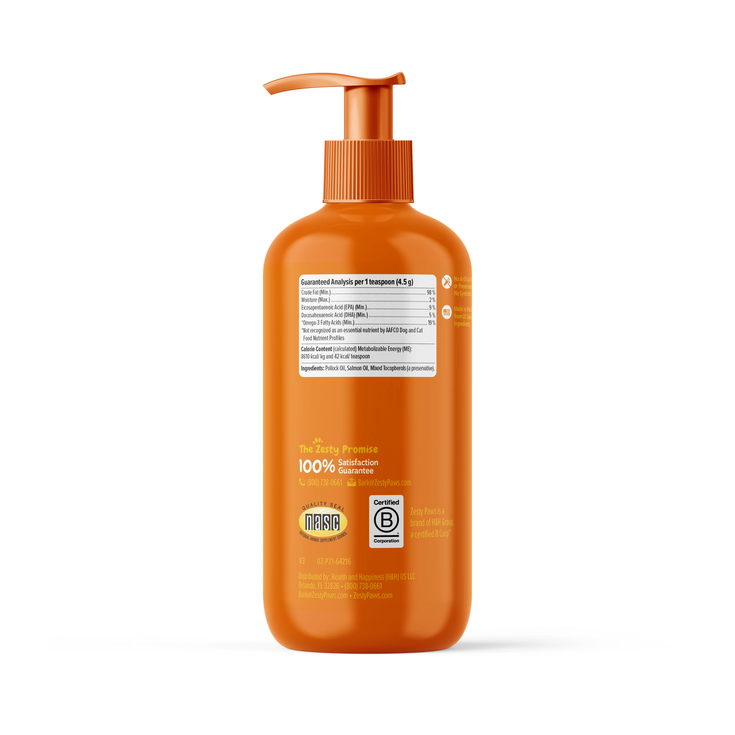 Wild Alaskan Omega-3 Blend Salmon Oil for Dogs & Cats